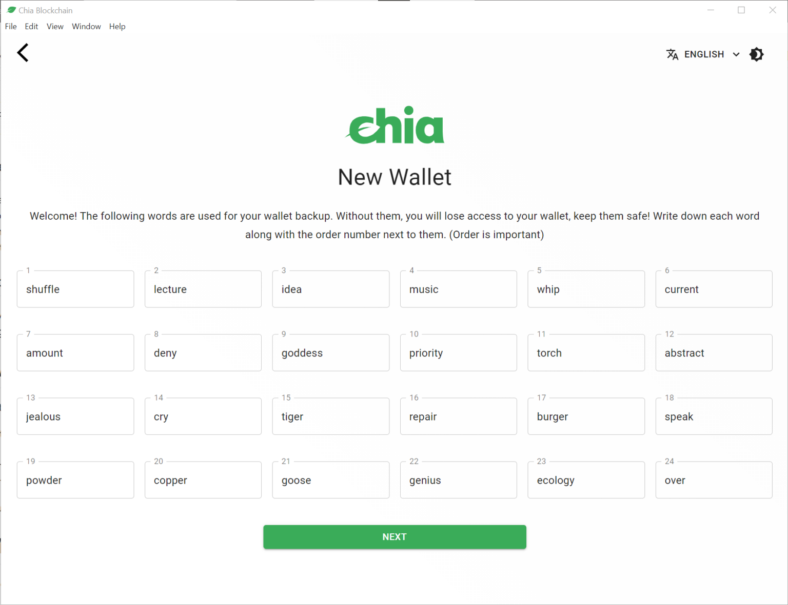 chia blockchain windows 7